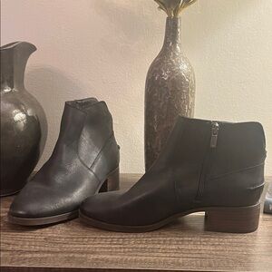 Lucky Brand Black Ankle Booties